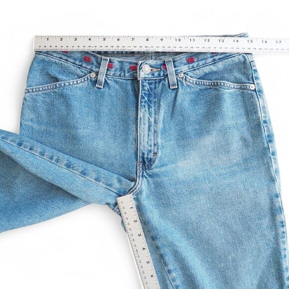 Tommy Hilfiger Vintage Y2K Light Wash Relaxed Fit Jeans Women's 6 x 31 - Picture 11 of 12